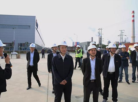 池州市委副書(shū)記、市長(zhǎng)操龍燦一行到長(zhǎng)智公司考察調(diào)研